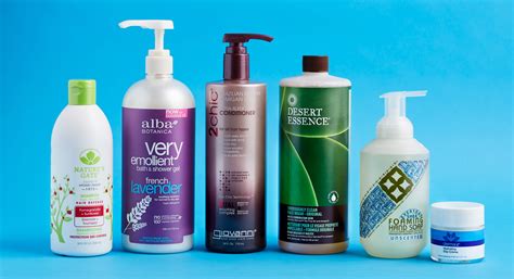 paraben free products list.